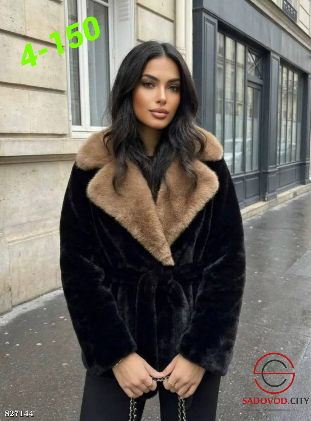 Шуба женская из искусственного меха