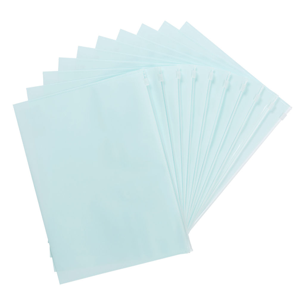 Expert Complete Trend Pastel Папка-конверт на ZIP-молнии A4 180 мкм диагональ 10 шт. бирюзовый EC21124019