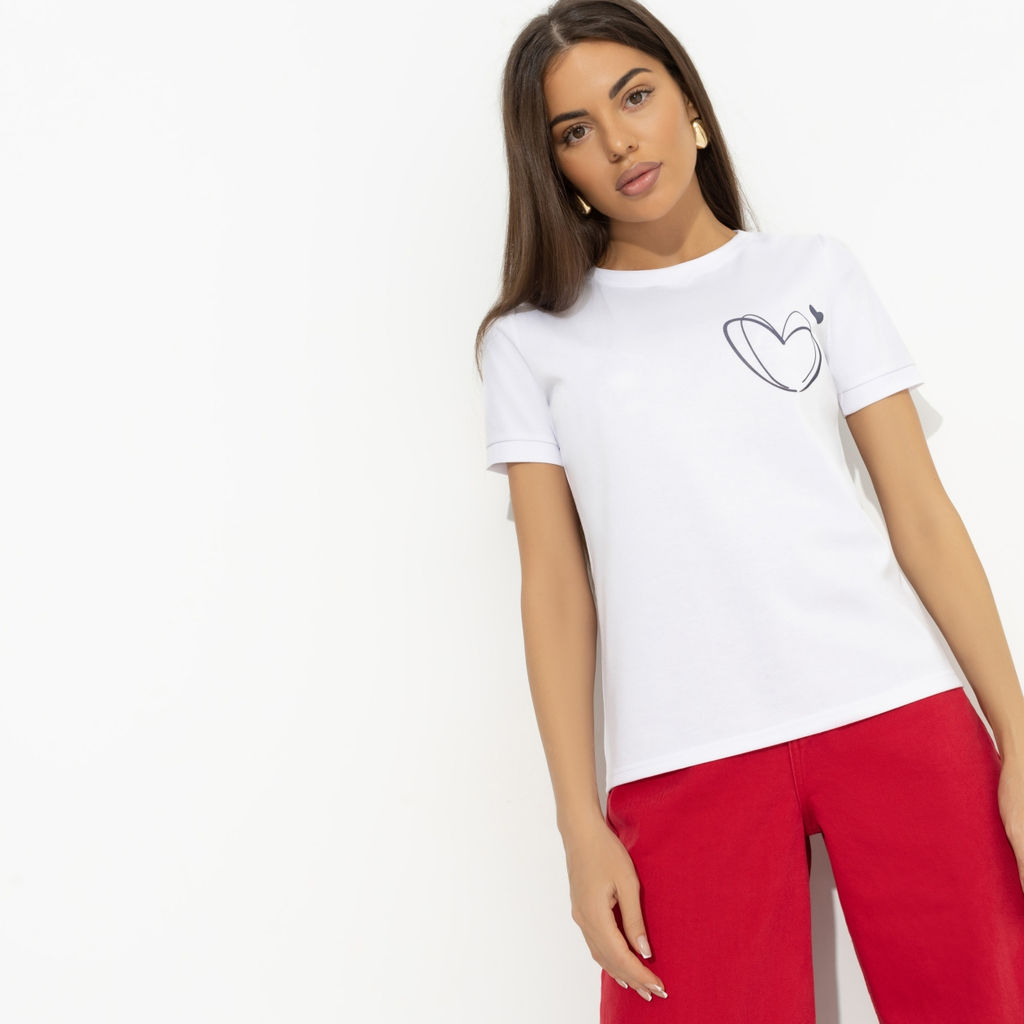 Футболка с принтом на спинке, Любовь с первого взгяда - Charutti фото 2