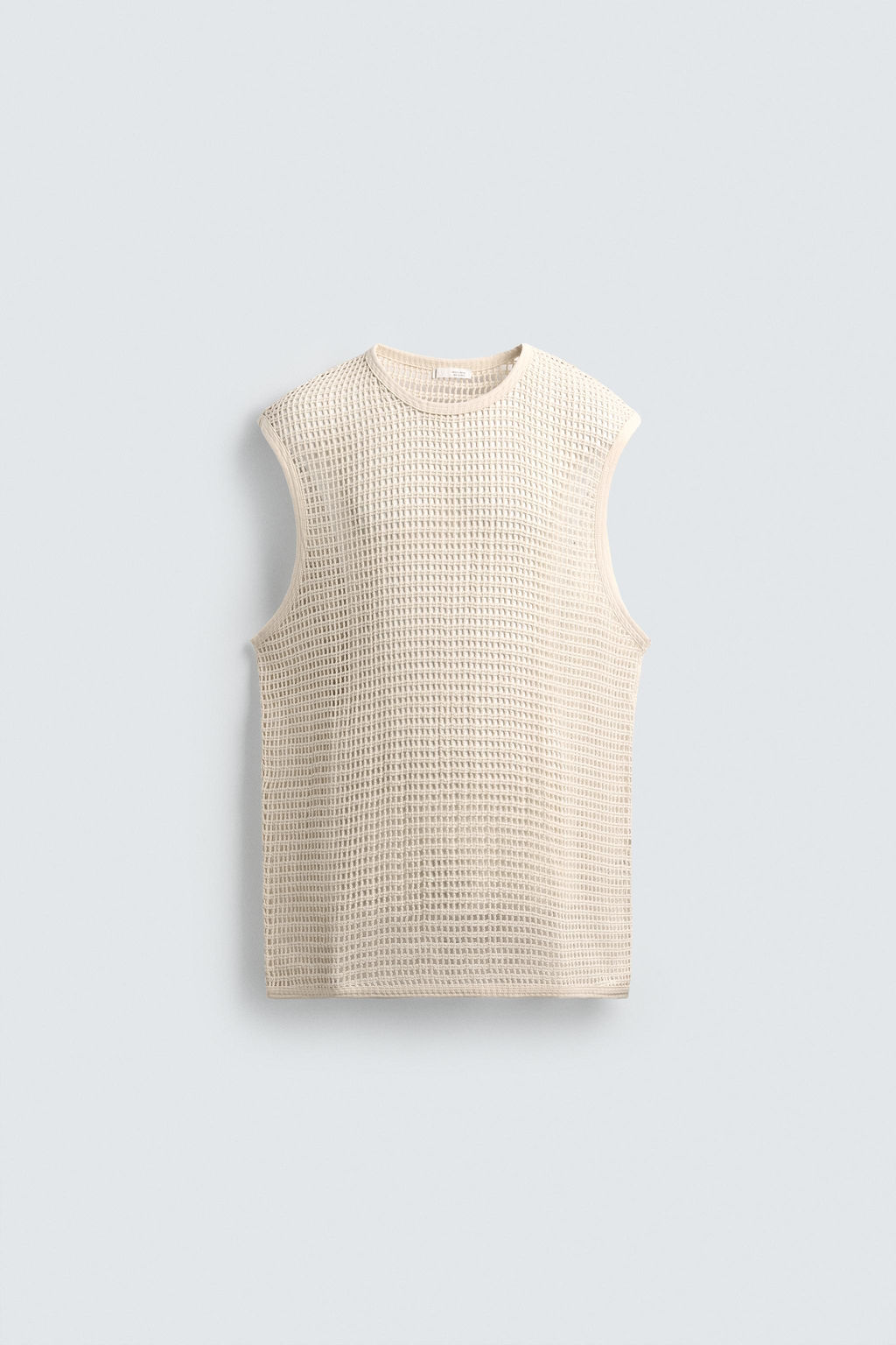 CROCHET TEXTURED T-SHIRT - Zara фото 7
