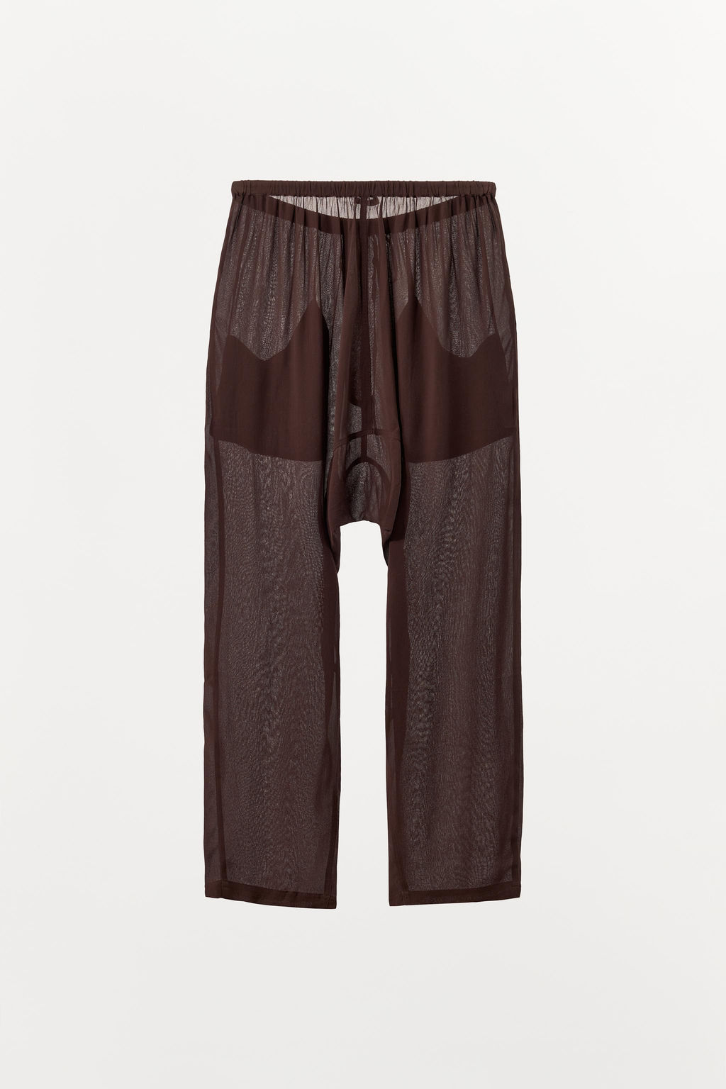 BEADED SEQUIN BAGGY TROUSERS - Zara фото 7