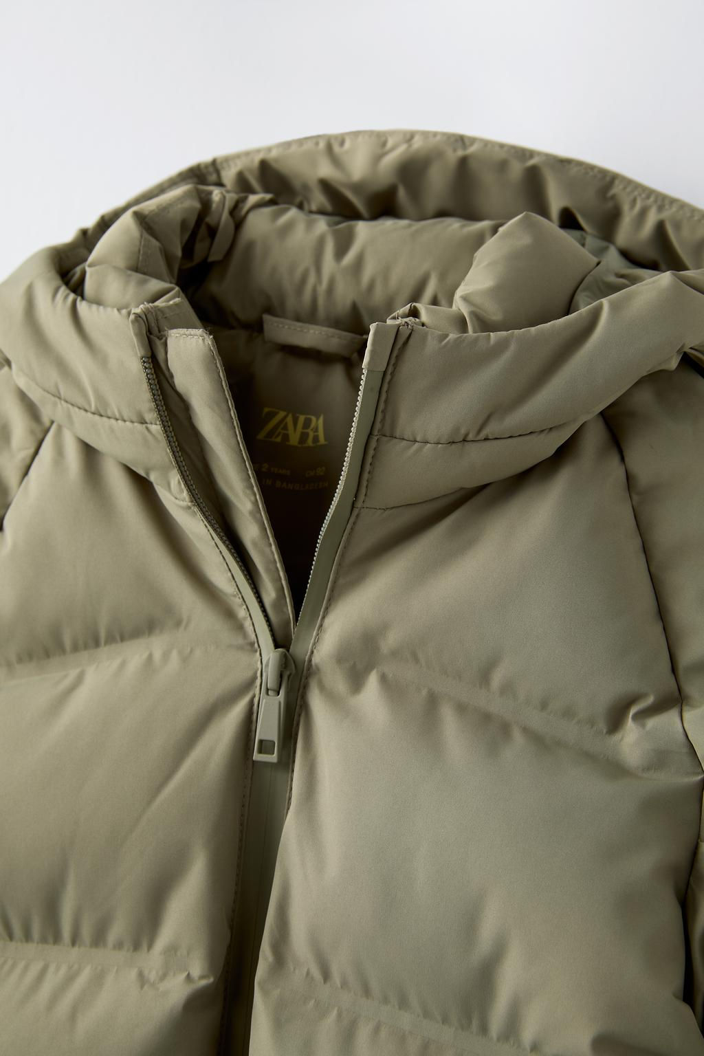 WATER-REPELLENT QUILTED JACKET - Zara фото 19