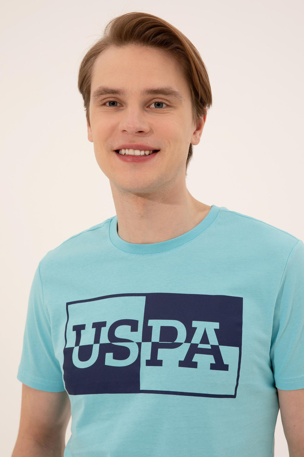 Erkek Turkuaz Bisiklet Yaka Ti__rt