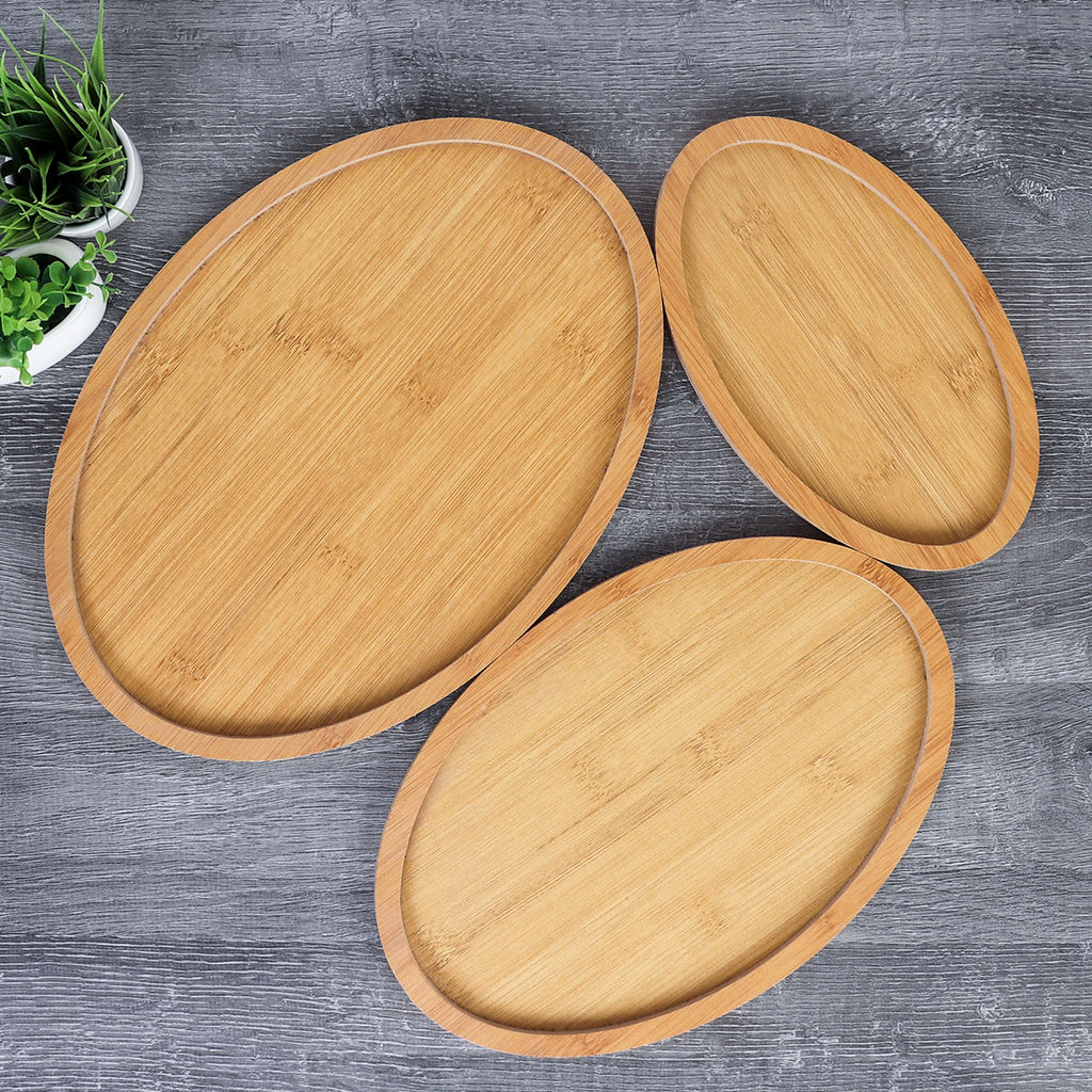 Блюдо сервировочное 3 штуки / WE-607 /уп 36/ 24*34/20*30/14*24 - ГалеонТрейд фото 5