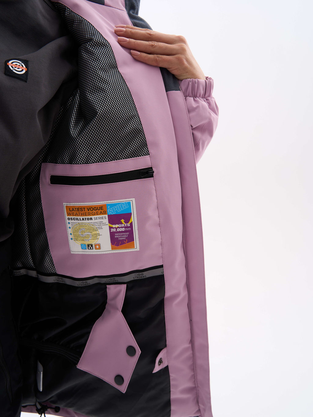 T3442-11 Куртка зимняя парка с капюшоном удлиненная - Strobbs фото 3