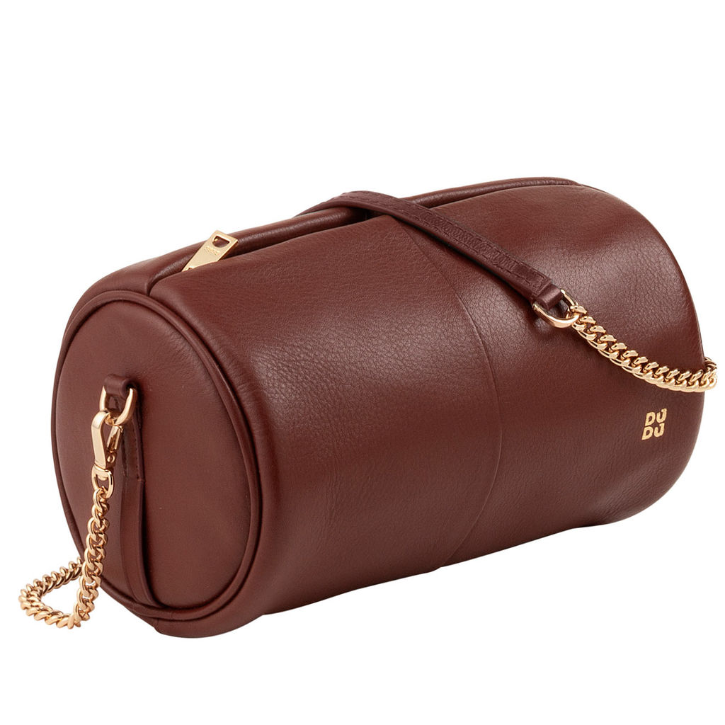 Итальянская кожаная сумка DuDu Bags серии Abigail | шоколадный