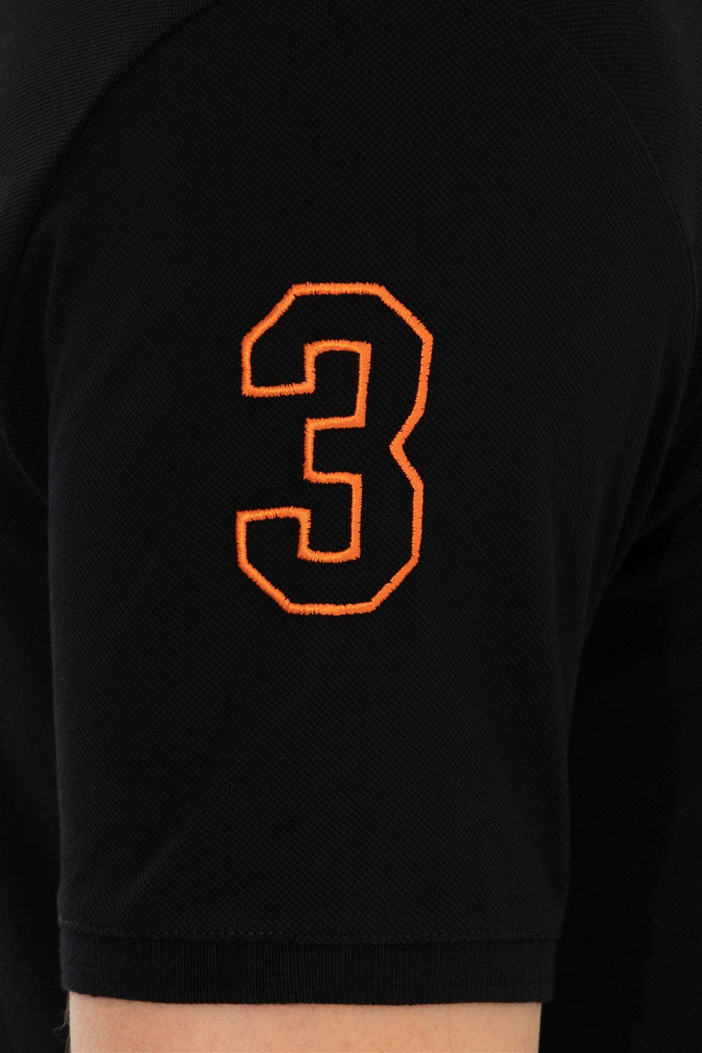 Мужская черная базовая футболка с воротником-поло Неожиданная скидка в корзине - U.s. polo assn фото 7