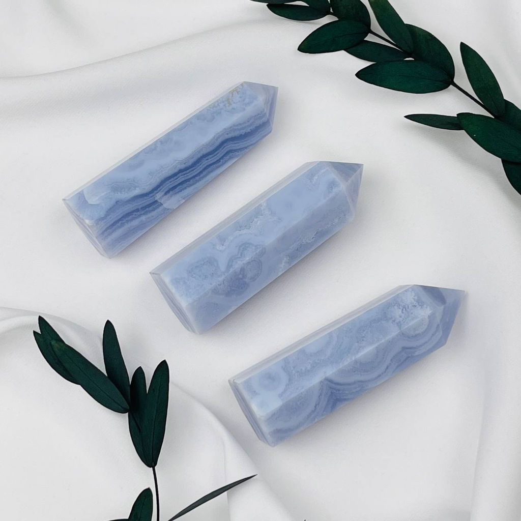 Кристалл из Голубого Агата - Радуга самоцветов фото 3