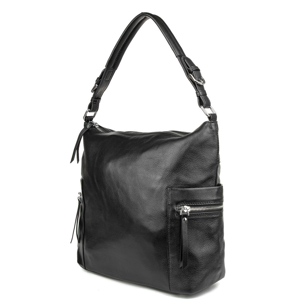 C0838h черный, Женская кожаная сумка, Barcelo Biagi