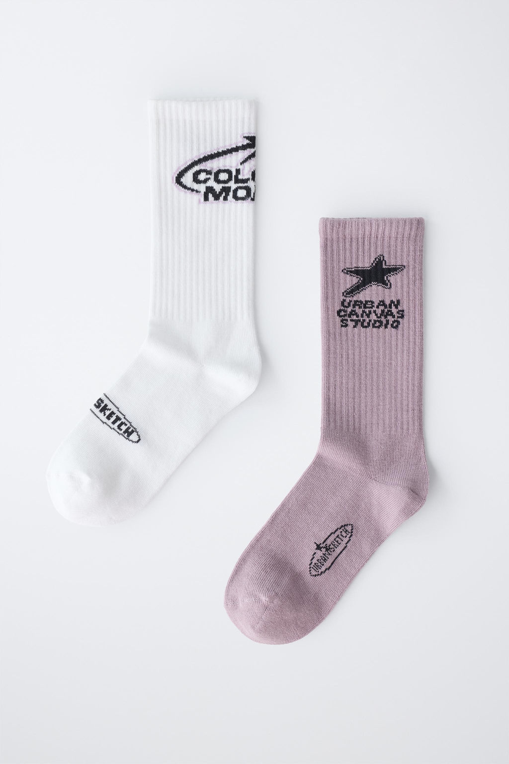 2-PACK OF LONG PRINTED SOCKS - Zara фото 8