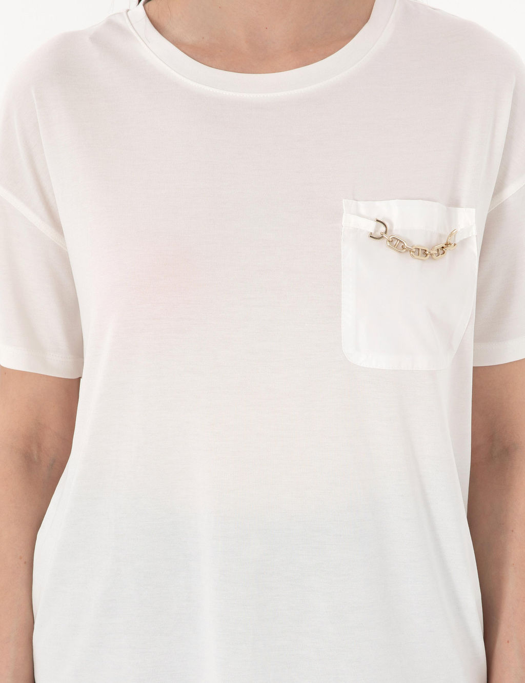 Beyaz Comfort Fit Ti__rt - Pierre cardin фото 6