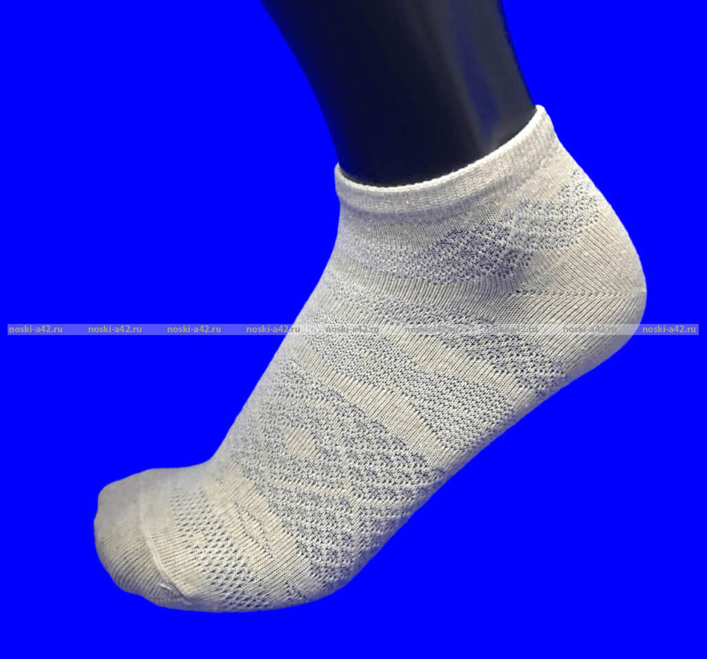 Цена за 10 пар. ЮстаТекс носки женские 2с52 хлопок + ЛЕН с лайкрой укороченные