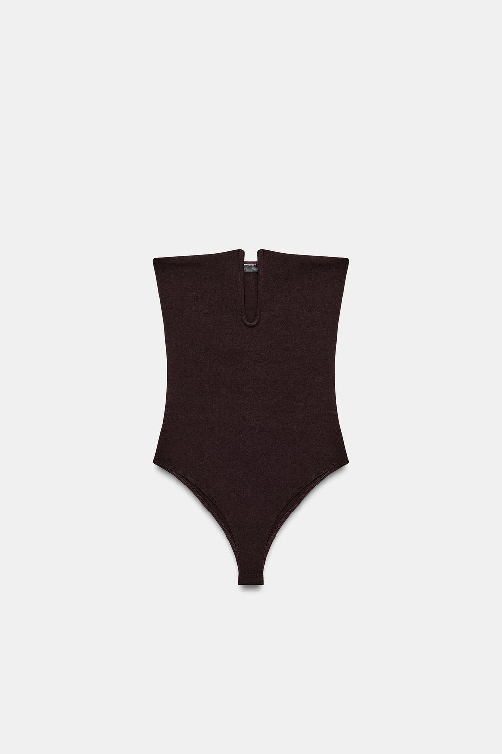 BODY BANDEAU STRETCH / Marr?n oscuro - Zara фото 5