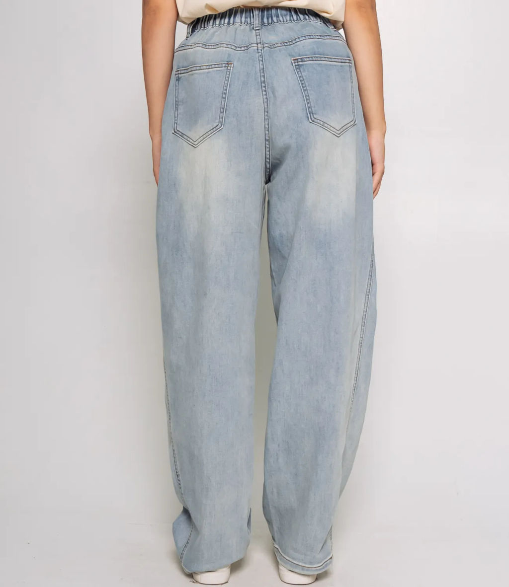 Джинсы #КТ25032, голубой