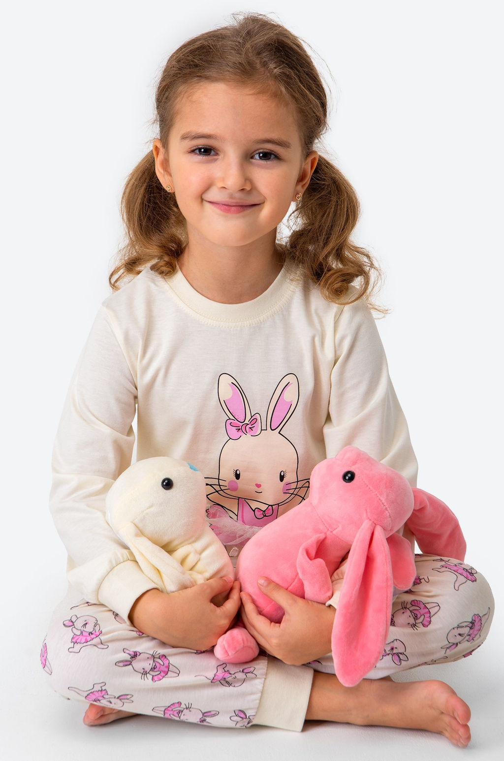 Хлопковая пижама для девочки Bonito  фото 5