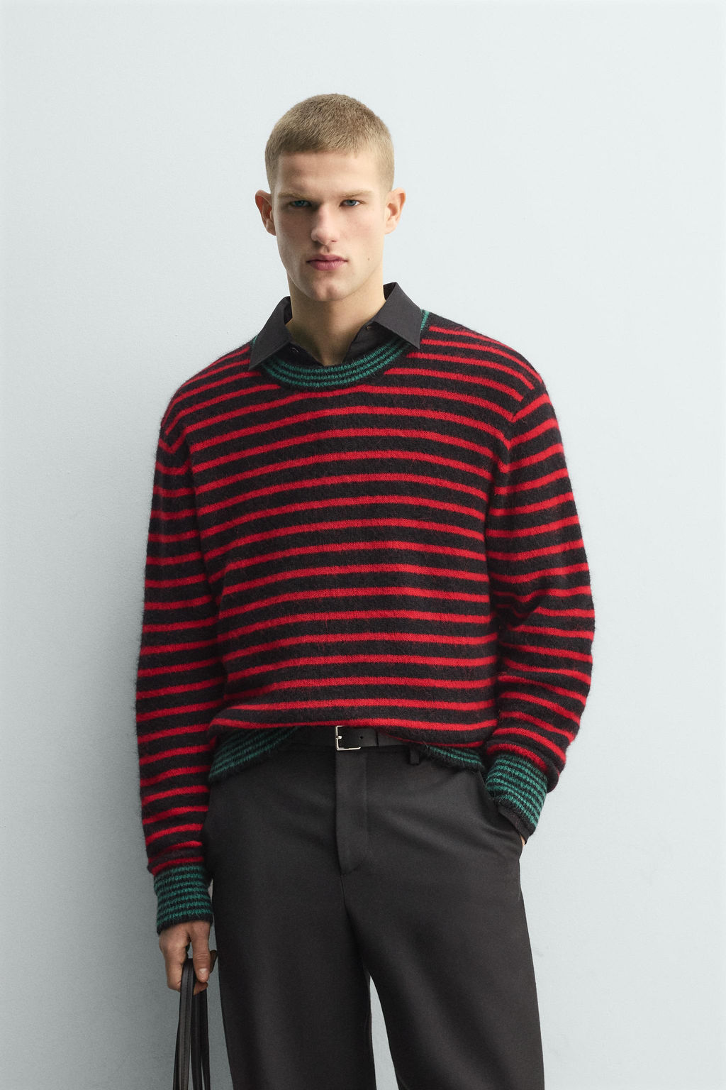 STRIPED JACQUARD JUMPER - Zara фото 2