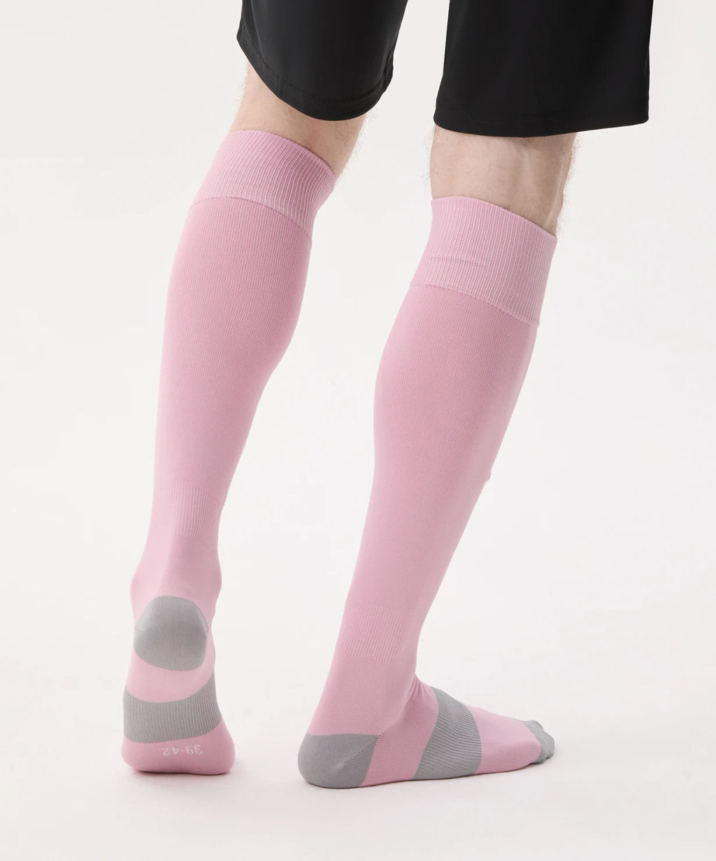 Гетры футбольные JOGEL CAMP BASIC SOCKS, розовый/белый  фото 7