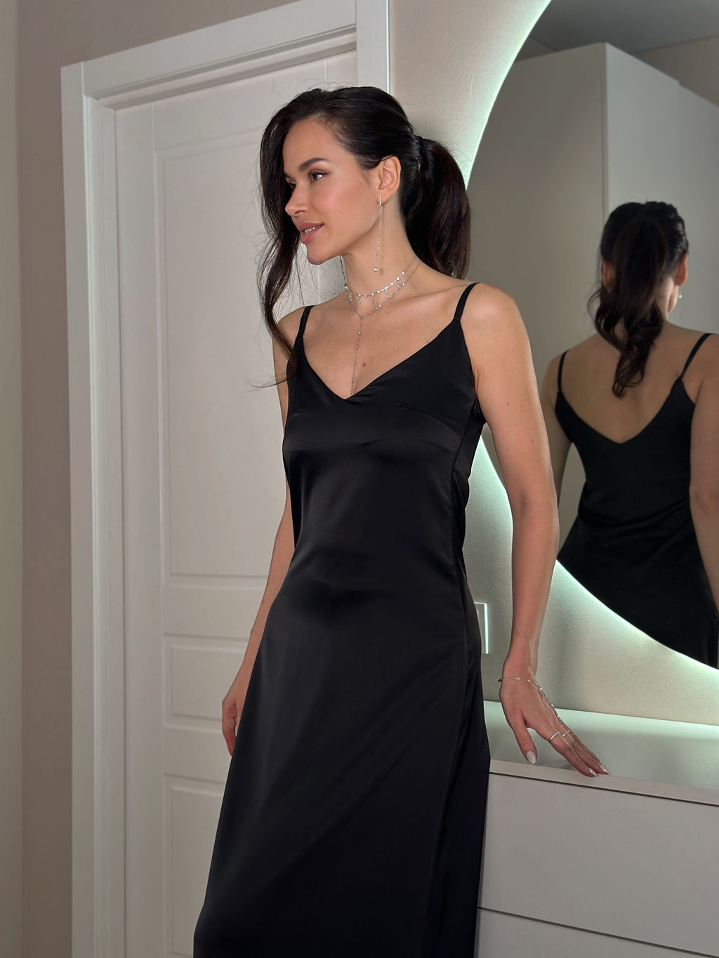 Платье Лилу (черный) - Nadi bordo фото 3