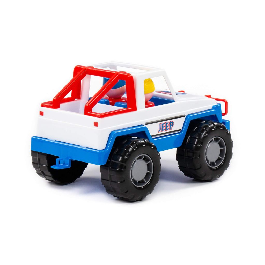 Автомобиль-джип Сафари (бело-синий) - Полесье фото 3