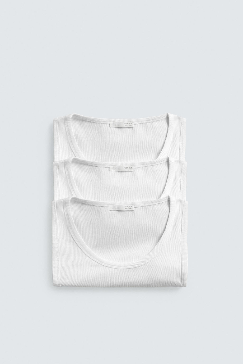 PACK 3 CAMISETA TANK B?SICA / Blanco