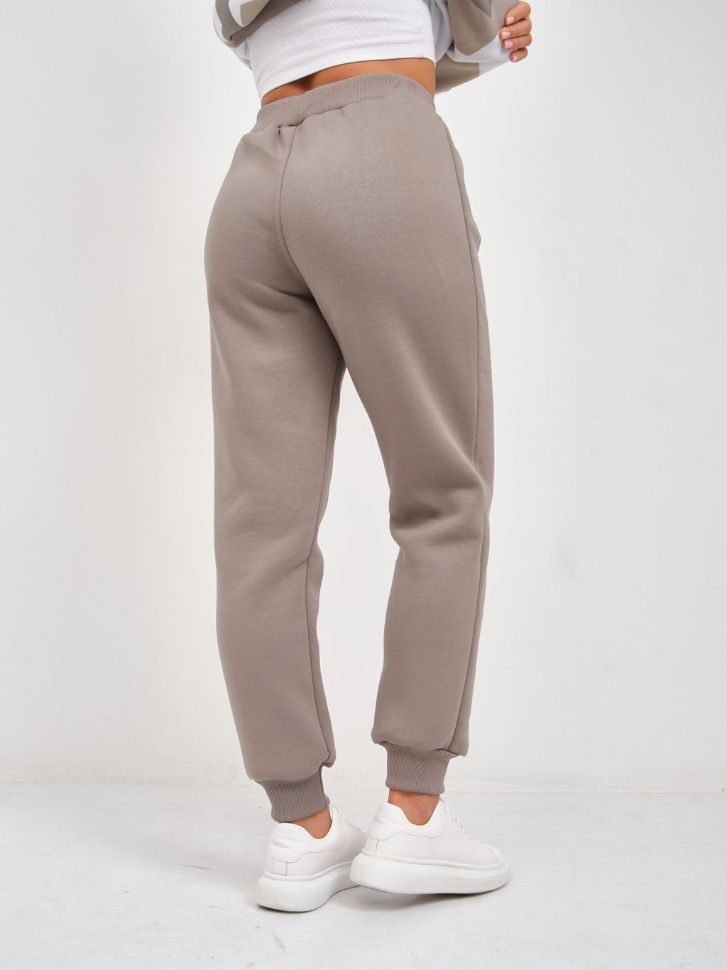 Костюм женский Дюна набивка начёс олива