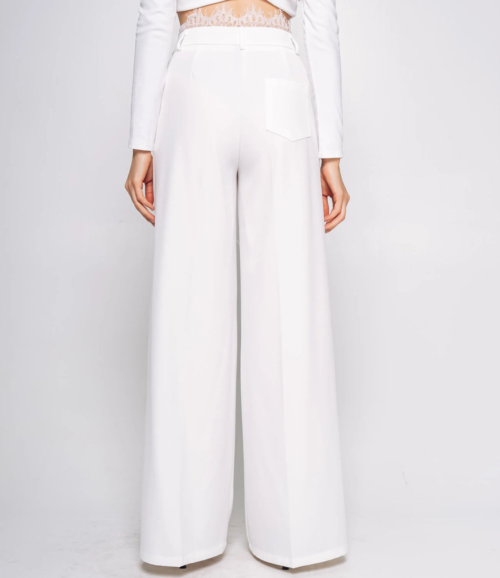 Брюки #КТ16580, белый