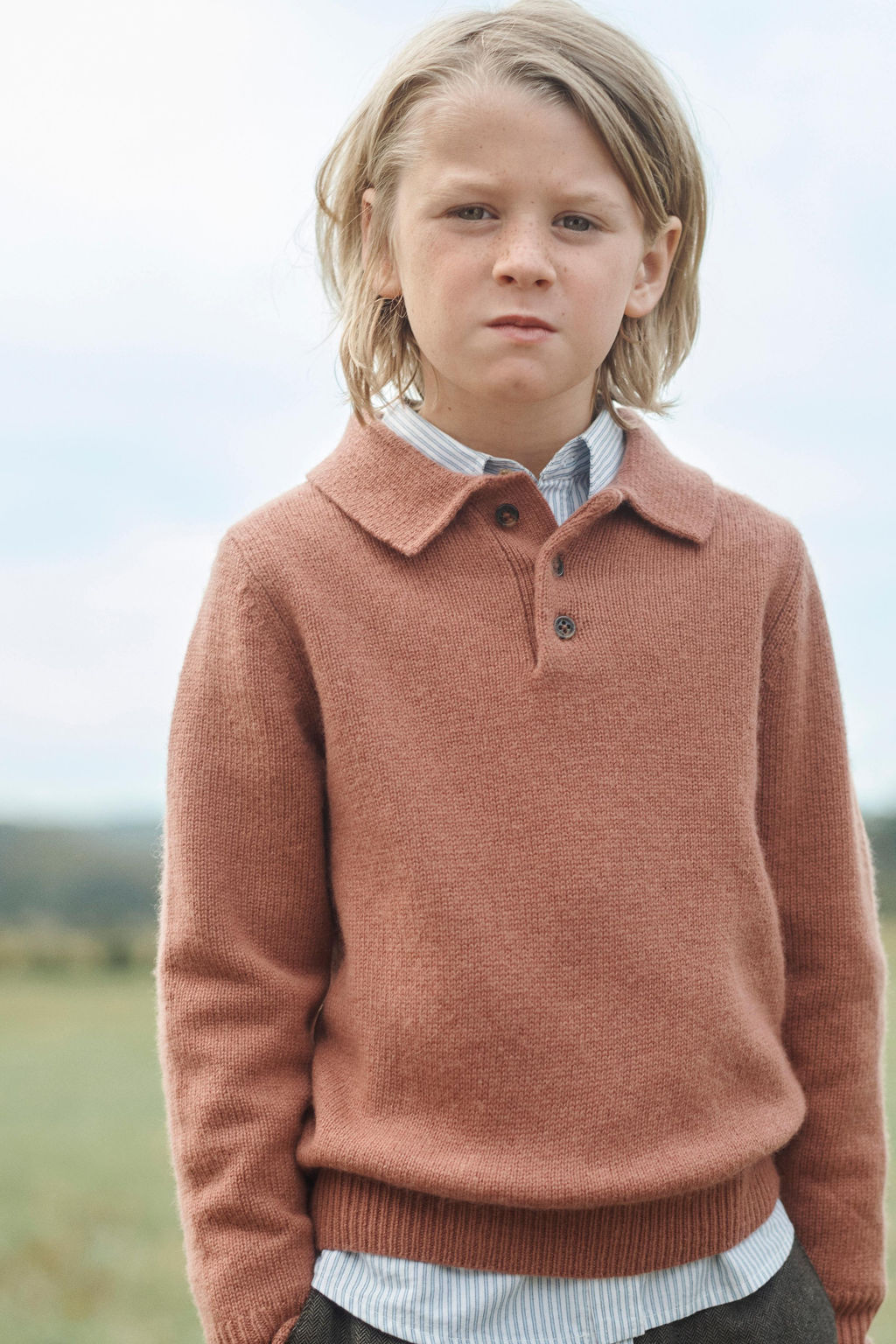 100% WOOL KNIT POLO SHIRT LIMITED EDITION