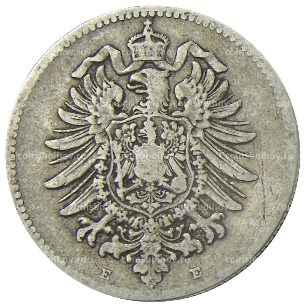 1 марка 1875 года E Германия