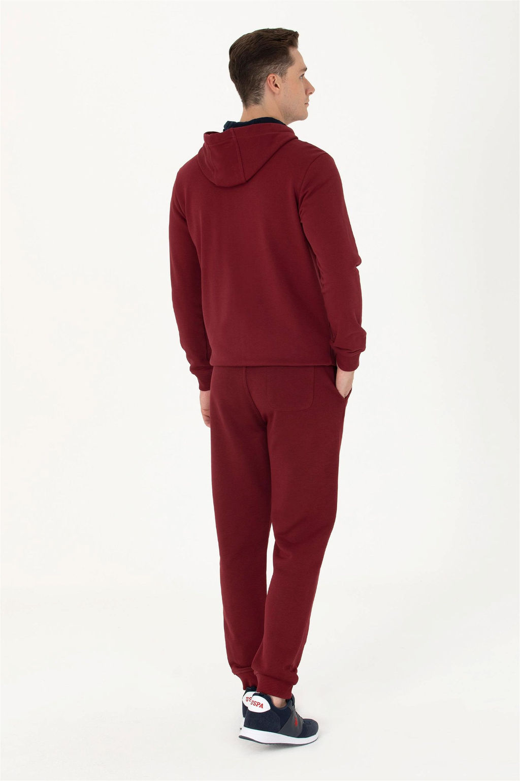 Мужские бордовые спортивные штаны - U.s. polo assn фото 4