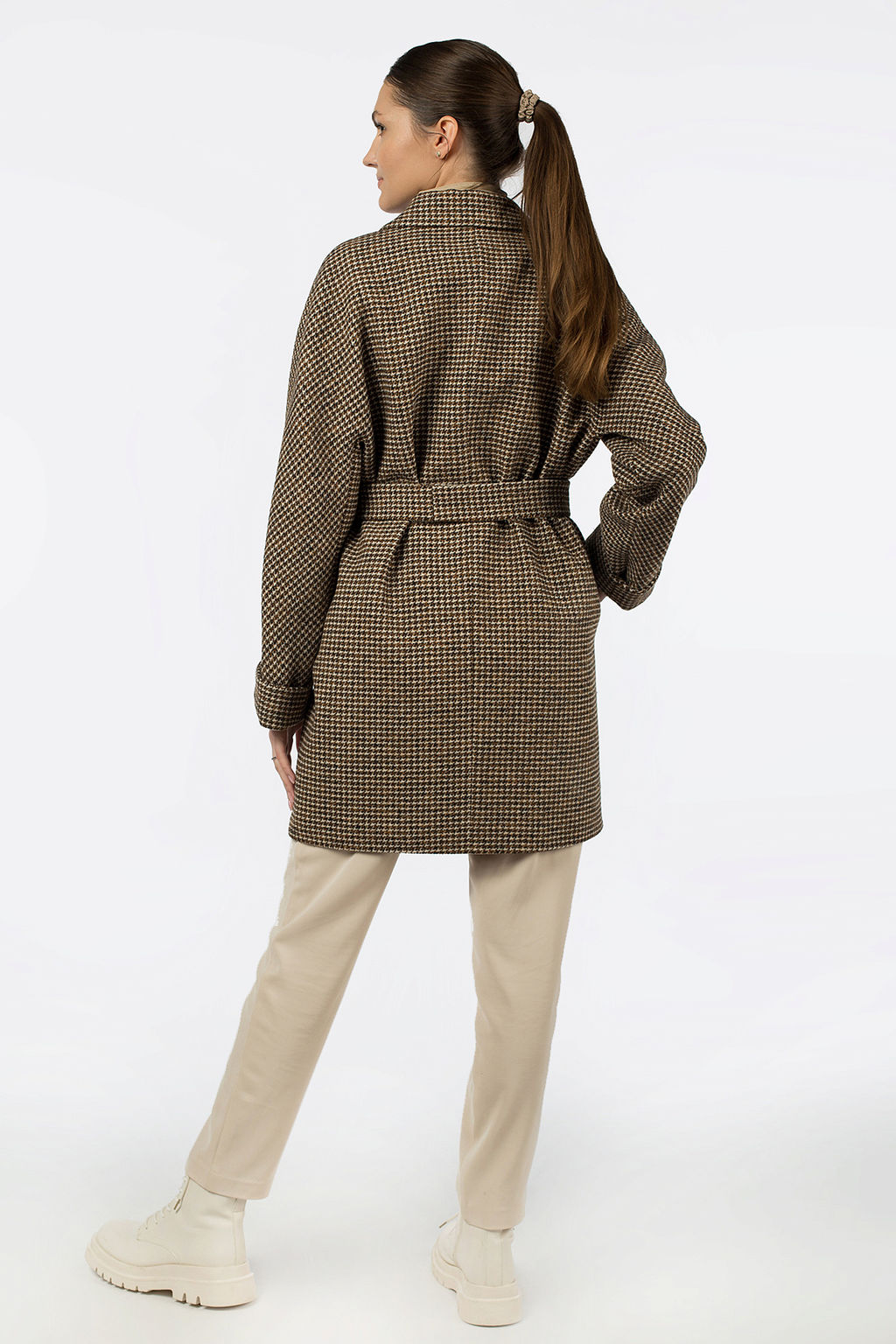 Пальто женское демисезонное (пояс) - Империя пальто фото 4