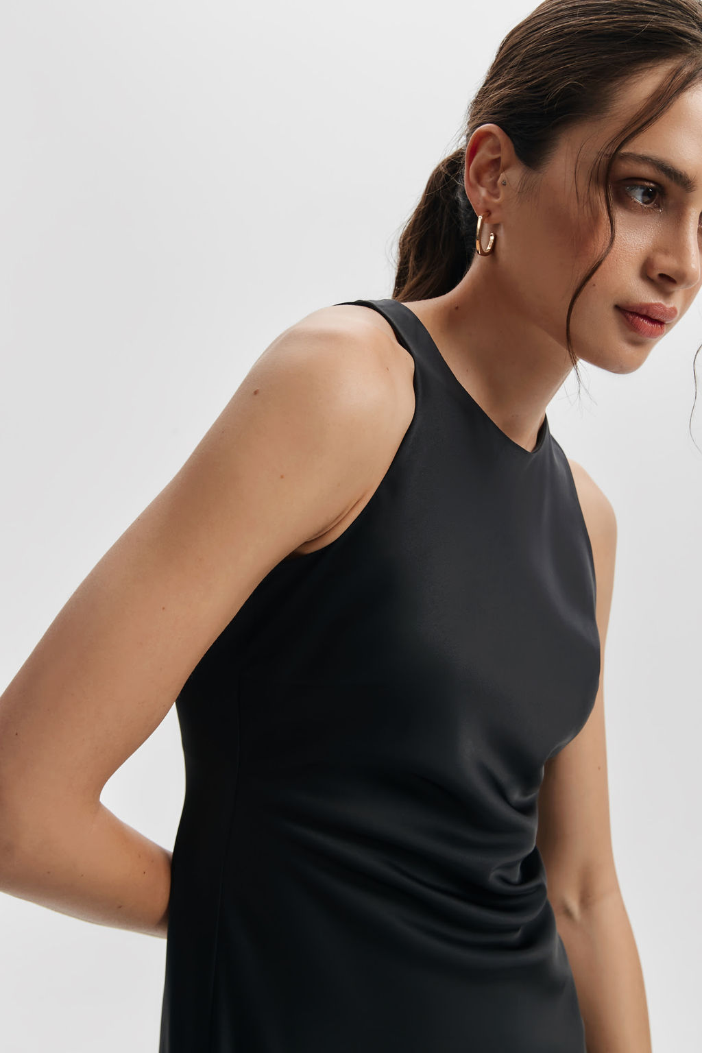 Платье макси с вырезом халтер - Mollis фото 3