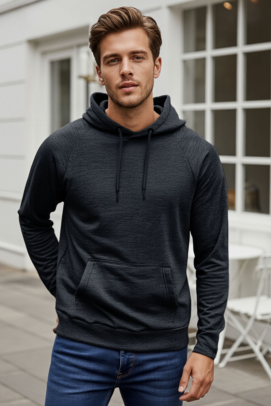 TRENDYOL MAN Gri Regular/Normal Kesim Kapusonlu Ici Polar/S?cak Tutan Sweatshirt TMNAW23SW00194 - Trendyolmilla фото 58
