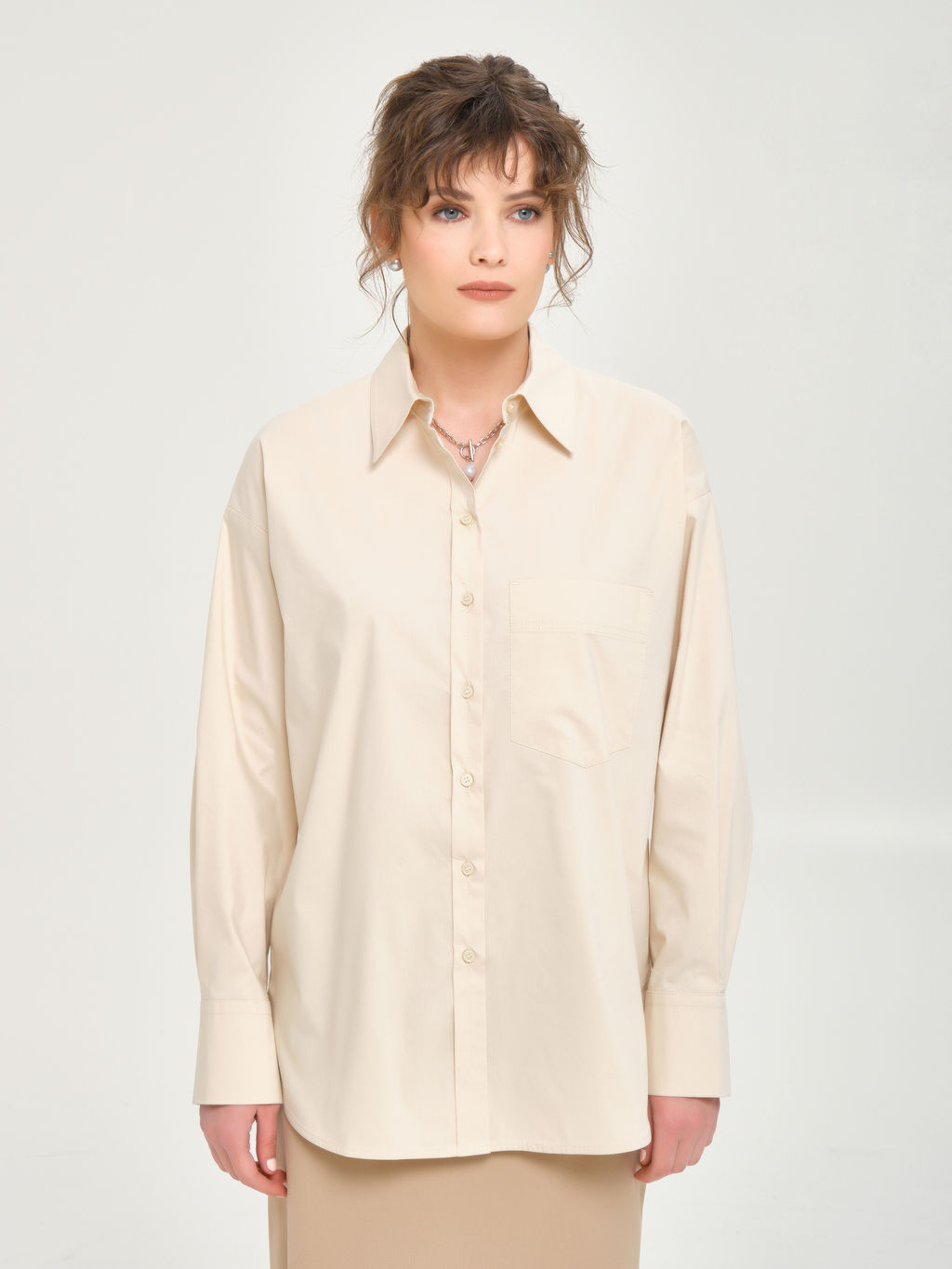 Блузка прямого силуэта - Stilla фото 4