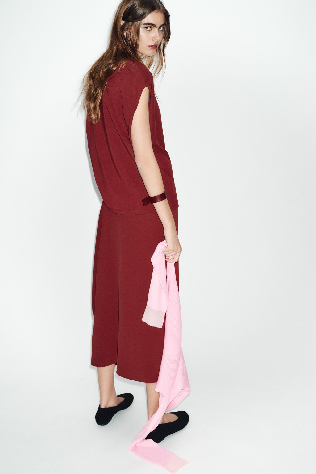 ASYMMETRIC LONG DRESS - Zara фото 6
