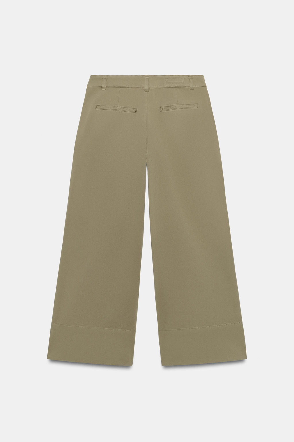 PANTALON Z1975 CULOTTE DENIM / Khaki - Zara фото 6