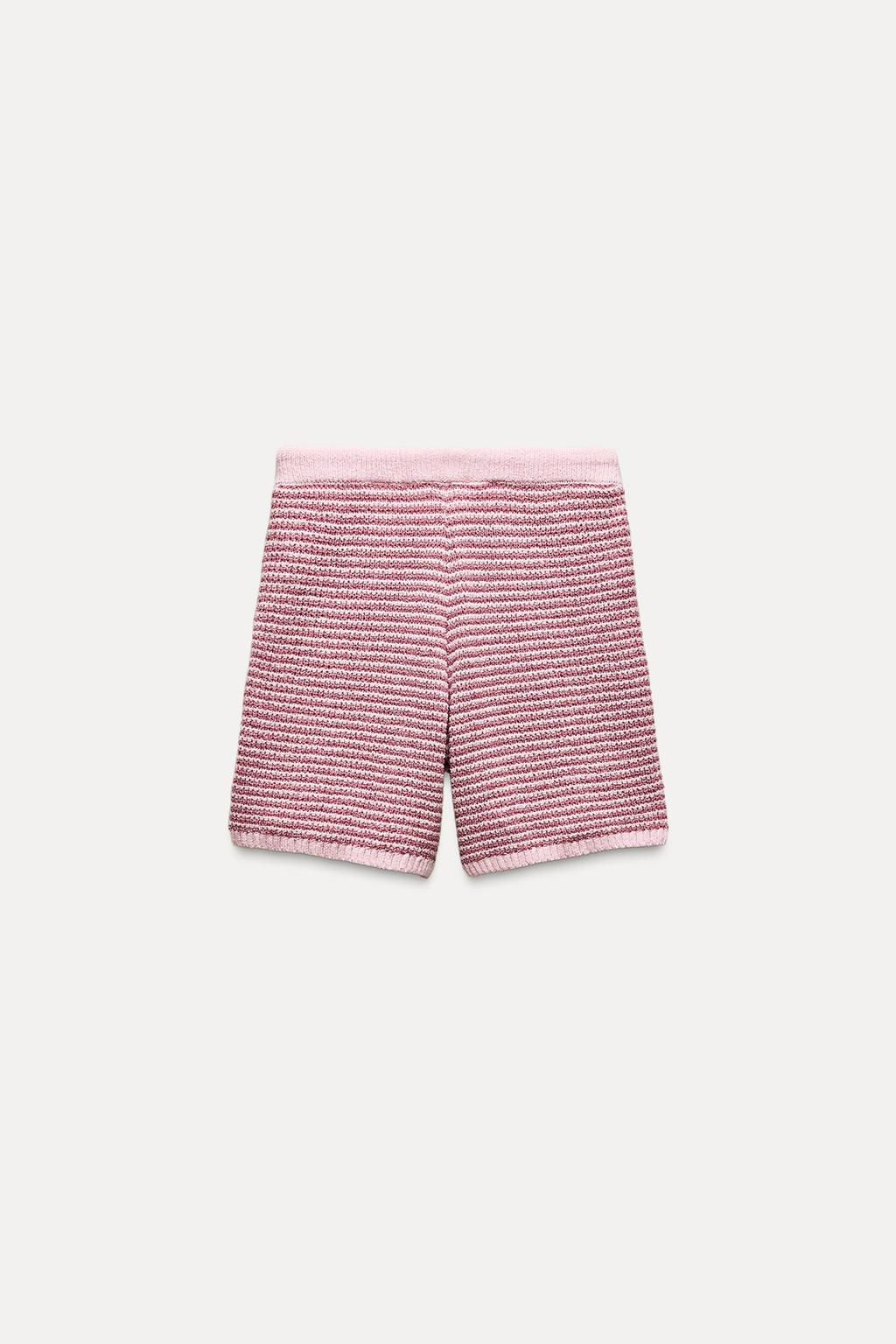 HIGH-WAIST KNIT SHORTS - Zara фото 5