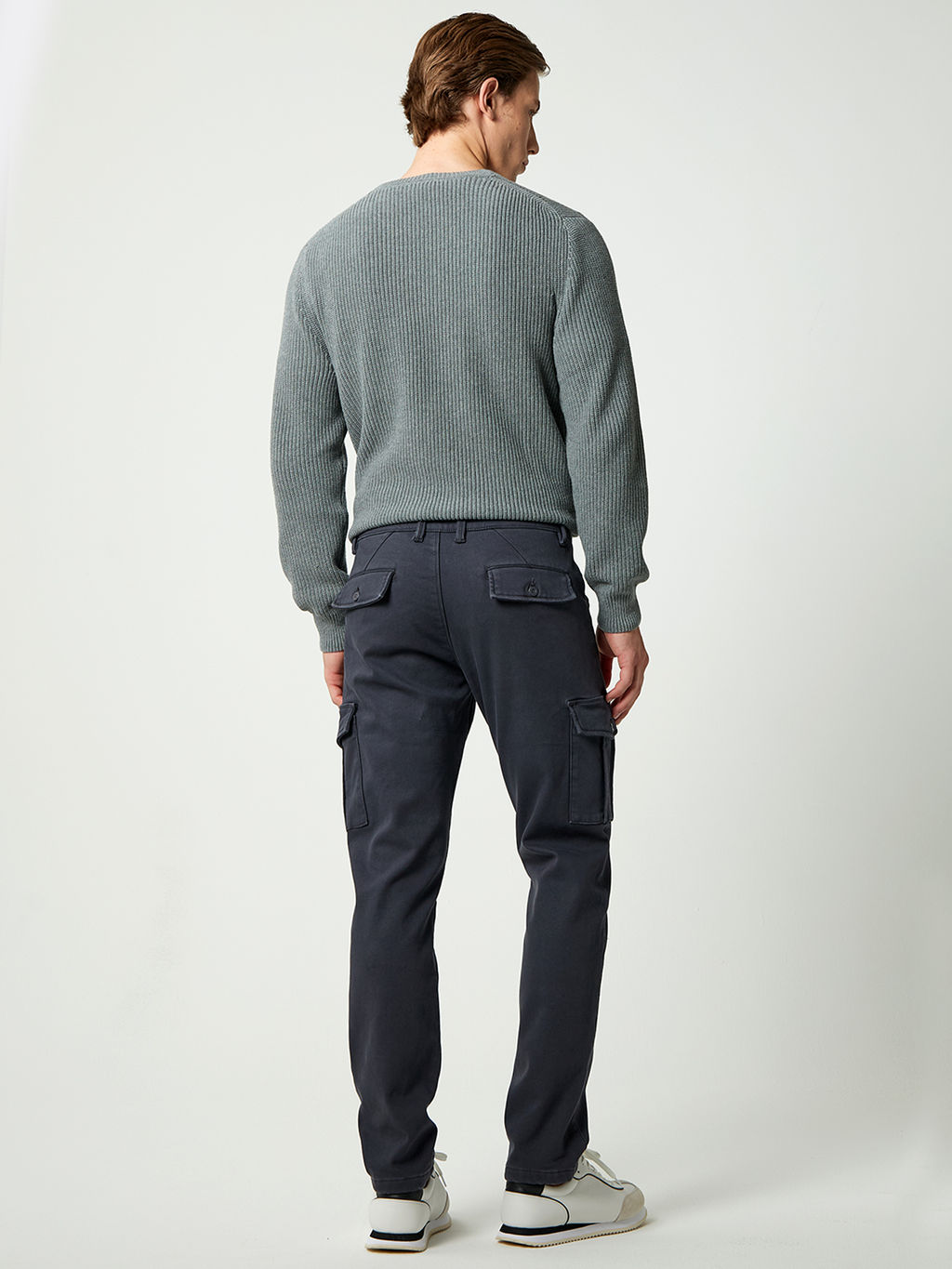 Мужские джинсы Карго утеплённые - Mossmore фото 14