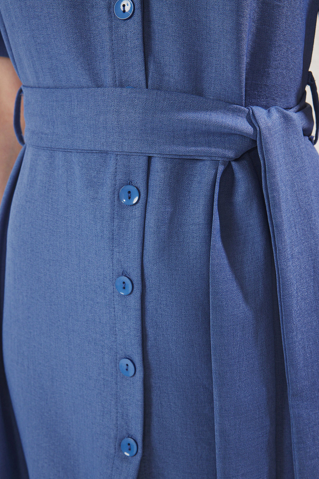 TRENDYOLMILLA Gul Kurusu Kusakl? Duz Midi Dokuma Elbise TWOSS25EL00285  фото 3