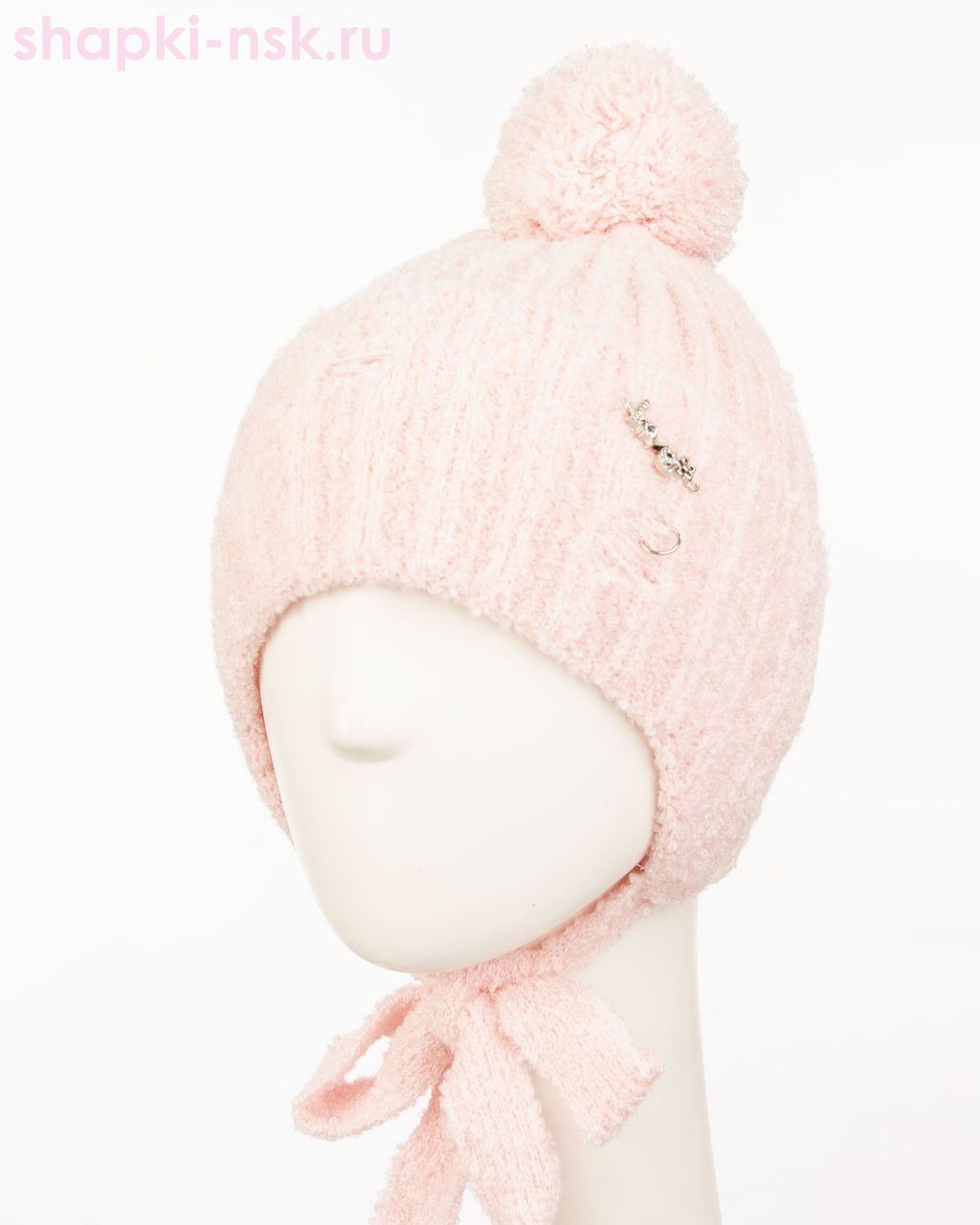 04-94-E Шапка для девочки флис (52-54)