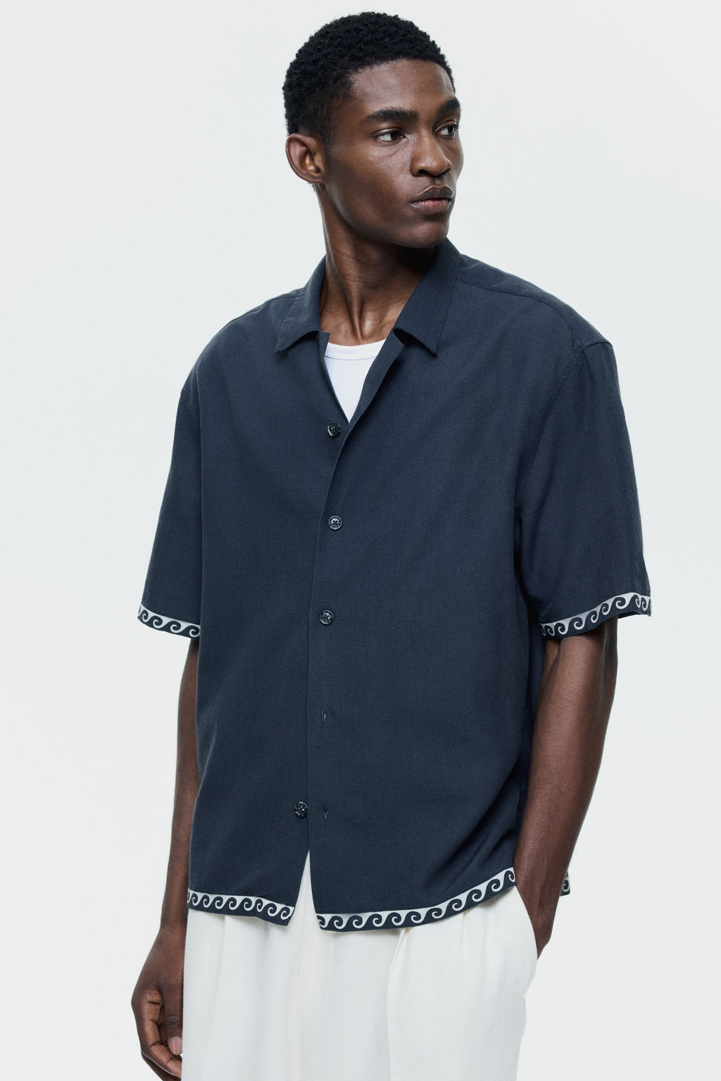Camisa resort de algod?n Relaxed Fit - H&m фото 6