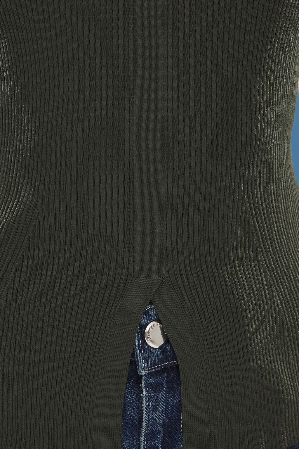 Koyu Haki Halter Yaka Ask?l? Ince Bluz TWOSS25BZ00320