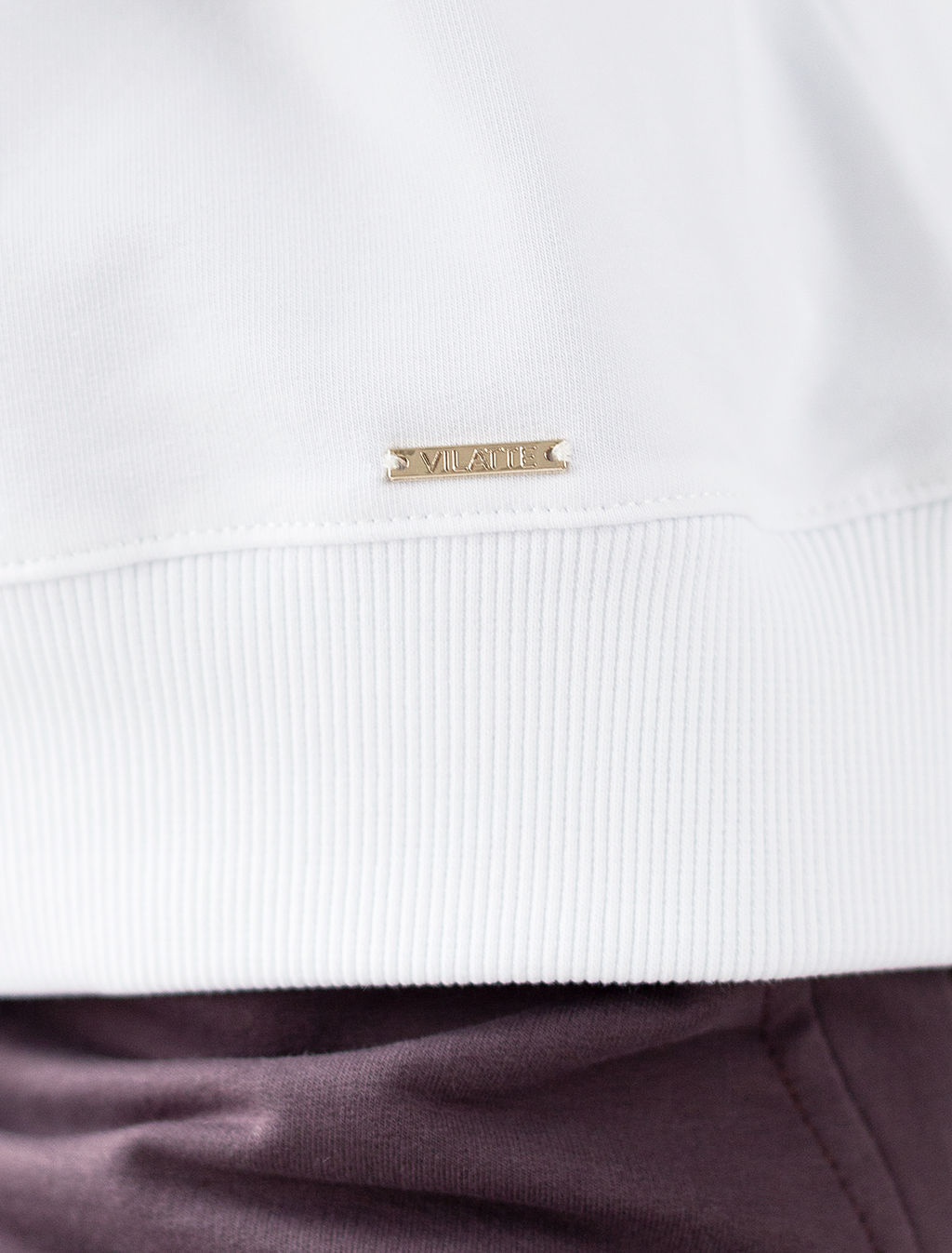 Свитшот из тонкого футера с эластаном