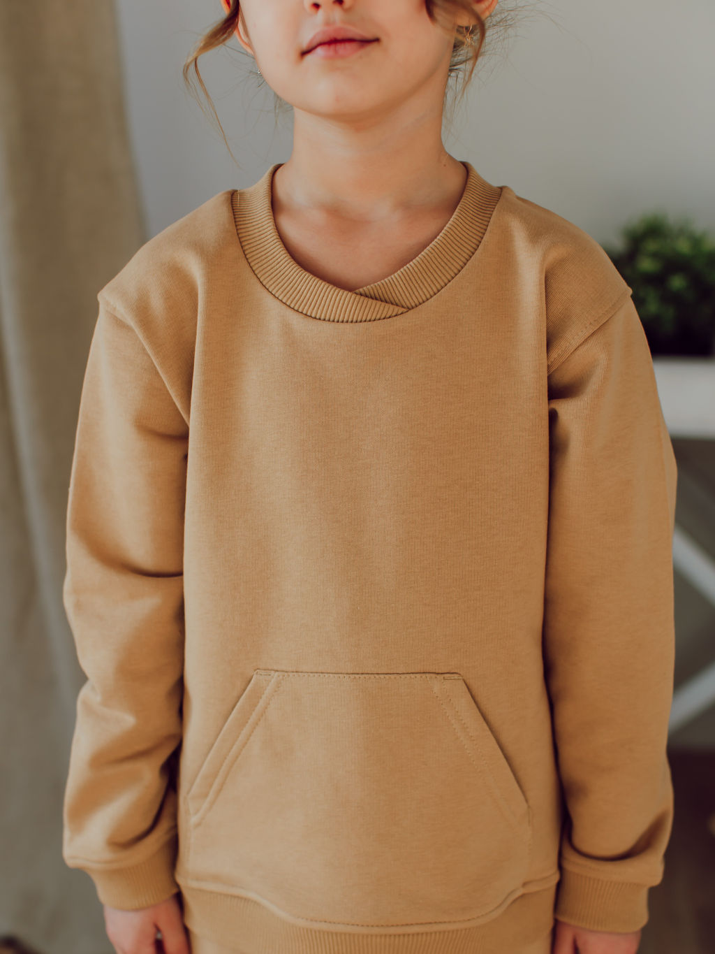 Костюм свитшот+брюки песочный, песочный - Lesi kids фото 27