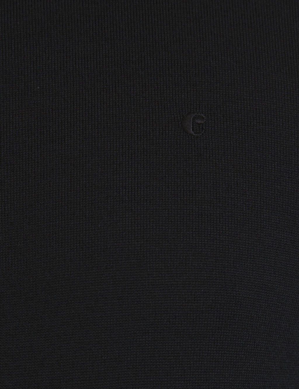 Черный базовый вязаный свитер с водолазкой узкого кроя - Cacharel фото 6