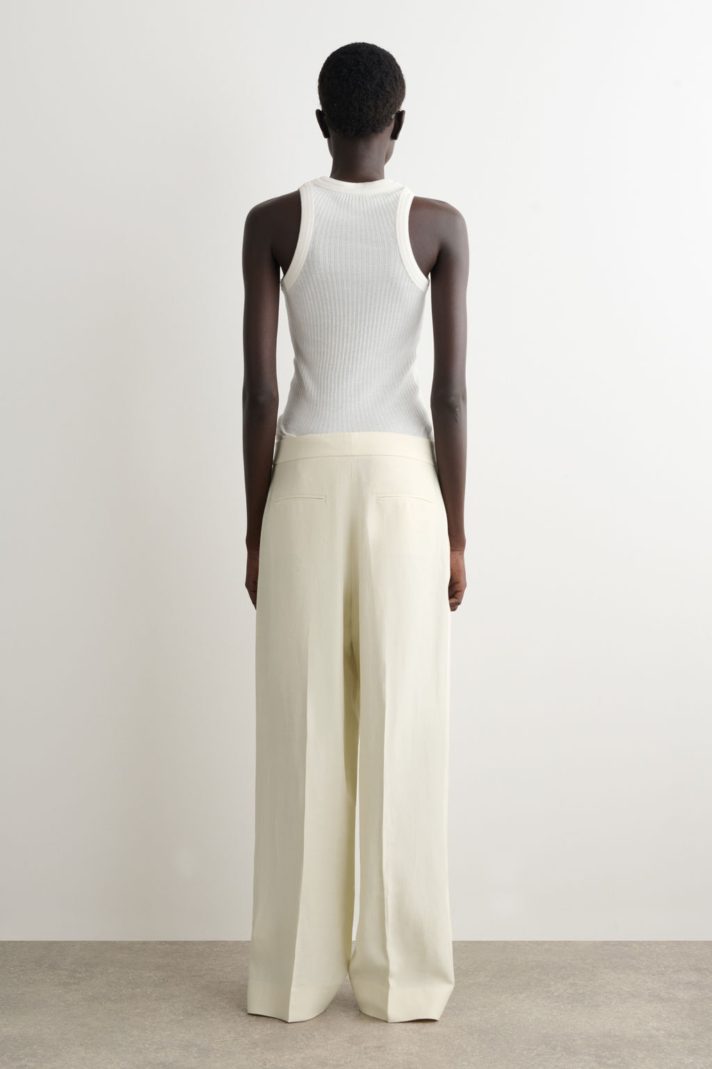 PANTAL?N SASTRE DE MEZCLA DE LINO STRAIGHT LEG - H&m фото 8