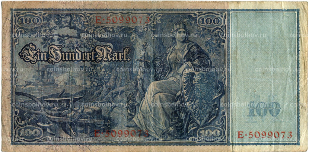 100 марок 1910 года Германия