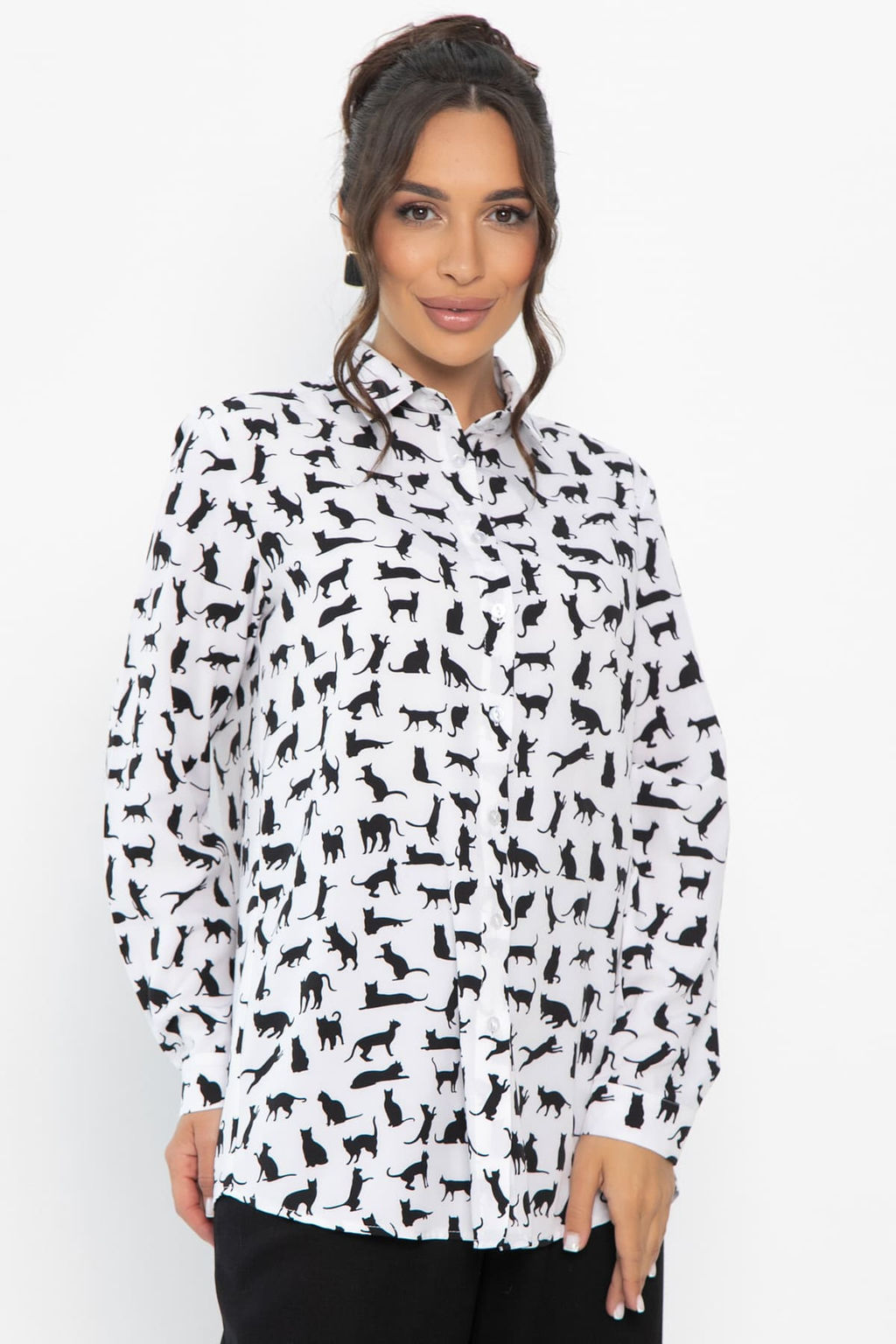 Рубашка Надель  (белая/собаки) Б13843-16М - Lt collection фото 24