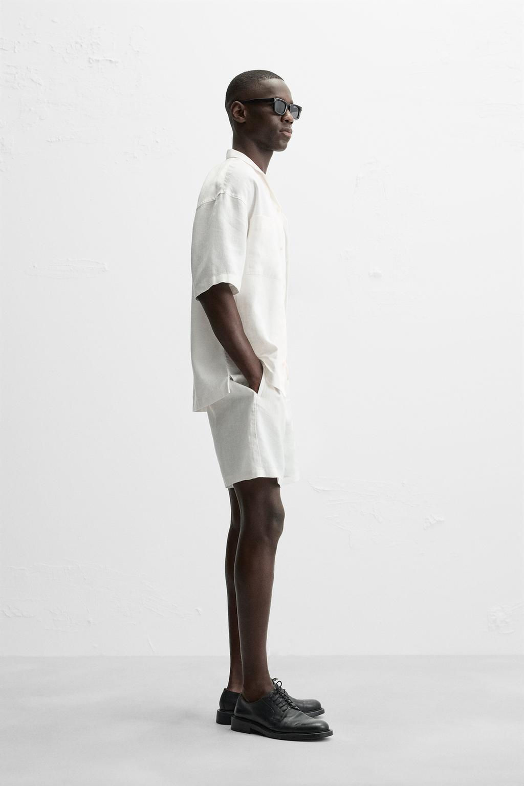 100% LINEN SHIRT - Zara фото 5
