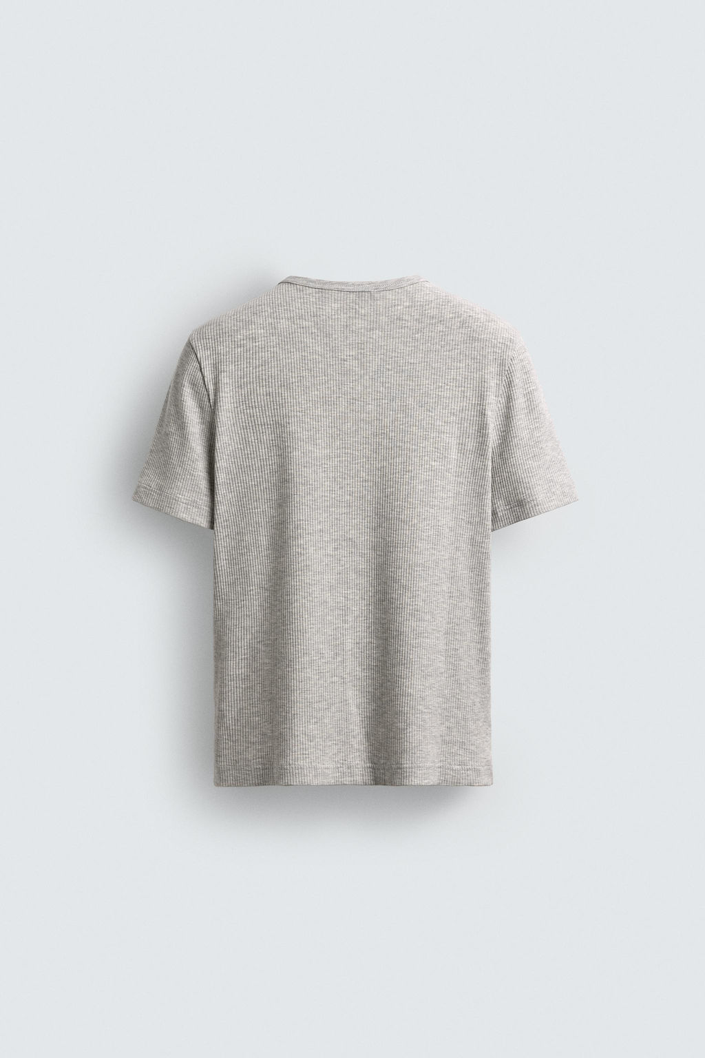 BUTTON-NECK T-SHIRT - Zara фото 8