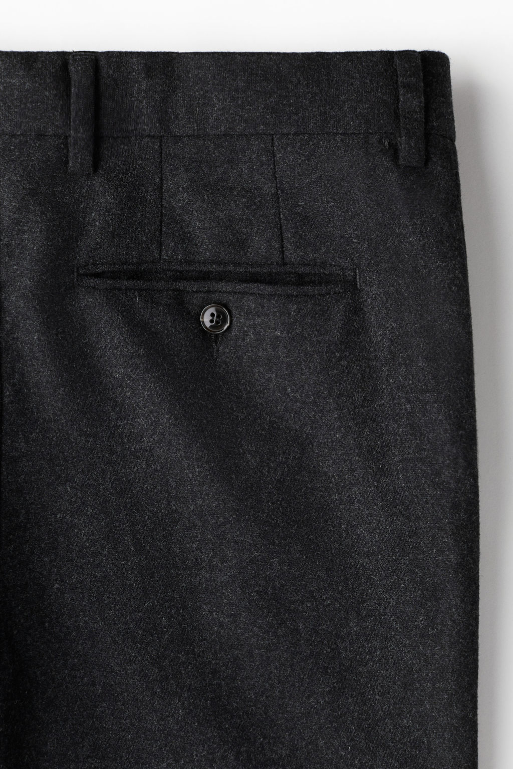 Slim Fit Wool-blend trousers - H&m фото 7